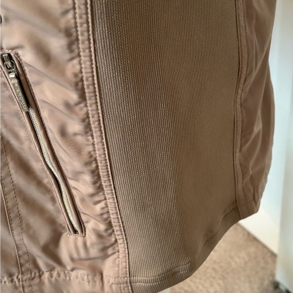 WEATHERPROOF Tan Zip Front Jacket Size Large - Picture 4 of 10